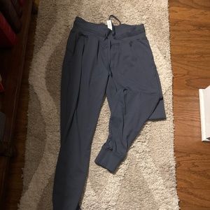 Lulu joggers charcoal grey size 10